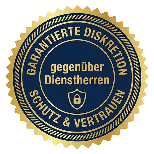 Garantierte Diskretion gegenüber Dienstherren